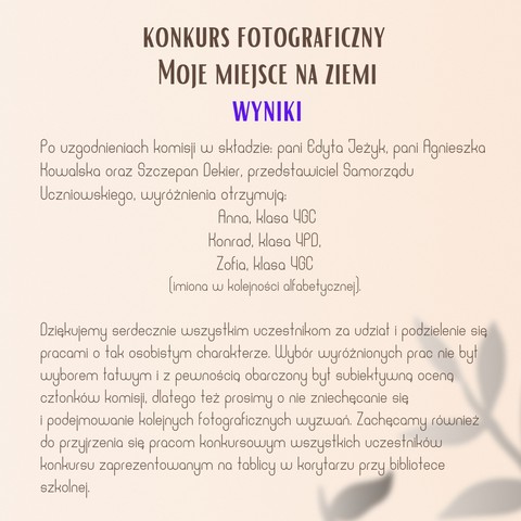 konkurs foto