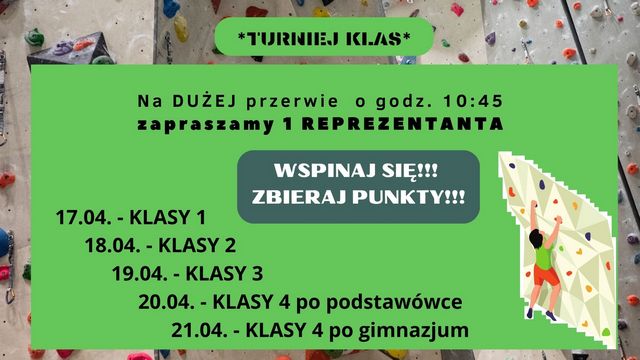 turniej klas kwiecien