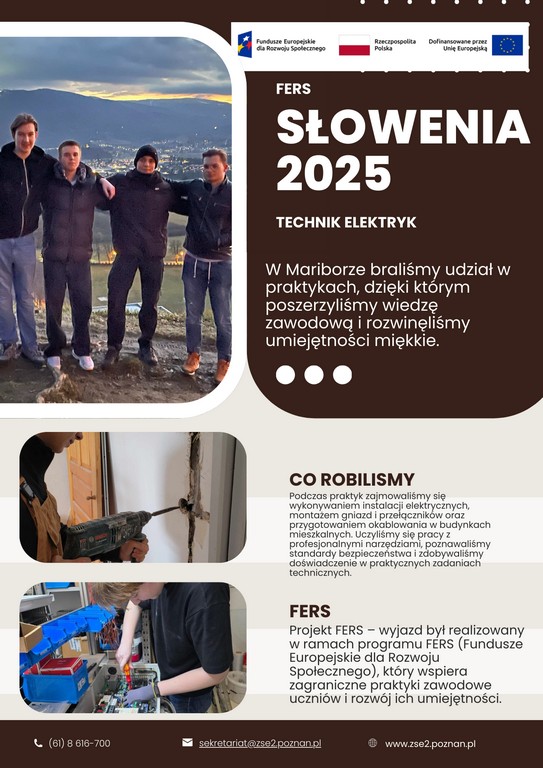 Broszura elektrycy Słowenia